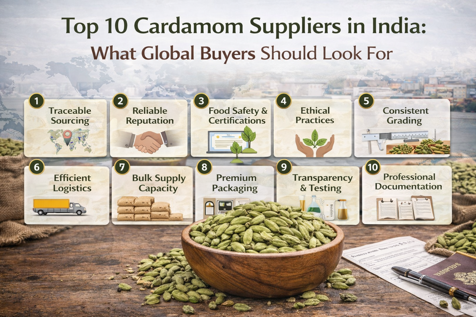 Top 10 Cardamom Suppliers in India